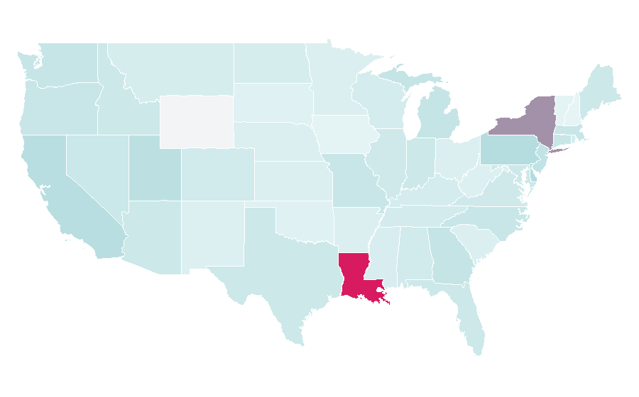 Affinität nach Region — Honey, USA