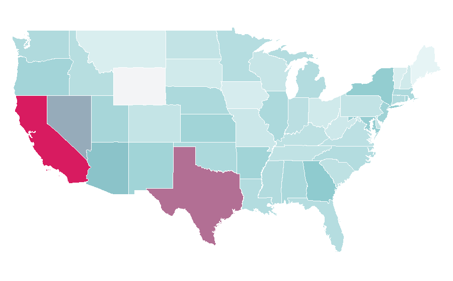 Affinity by region — Honey Bunches of Oats, United States