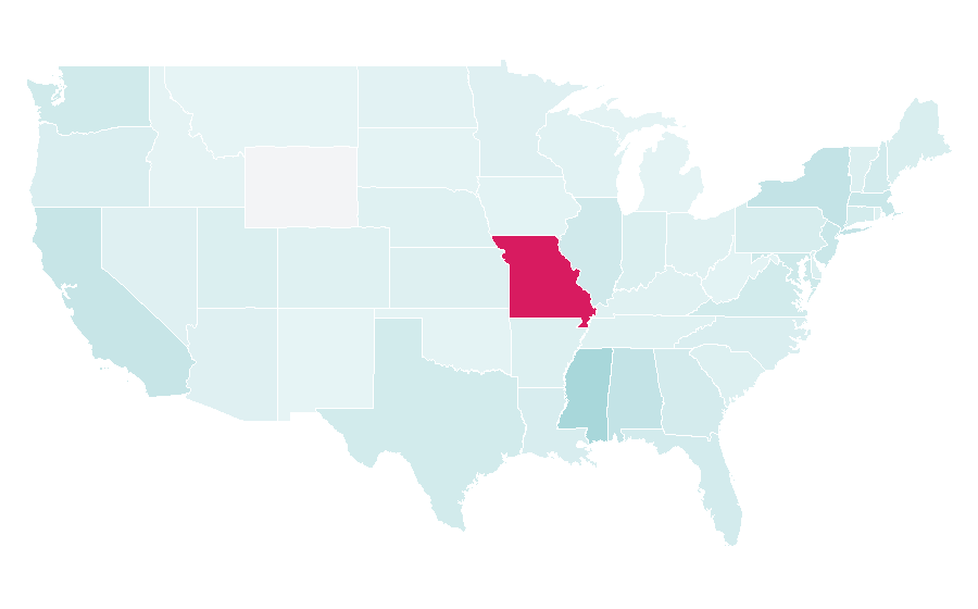 Affinity by region — Hood (vehicle), United States