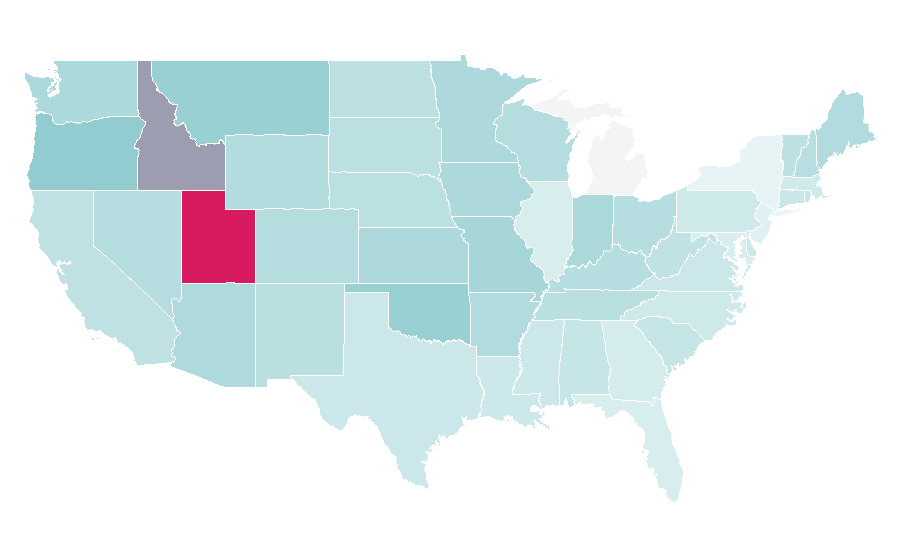 Affinity by region — Hook (film), United States