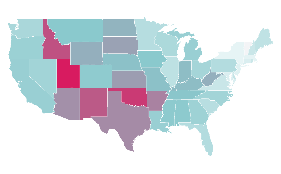 Affinity by region — Horton Hears a Who! (film), United States