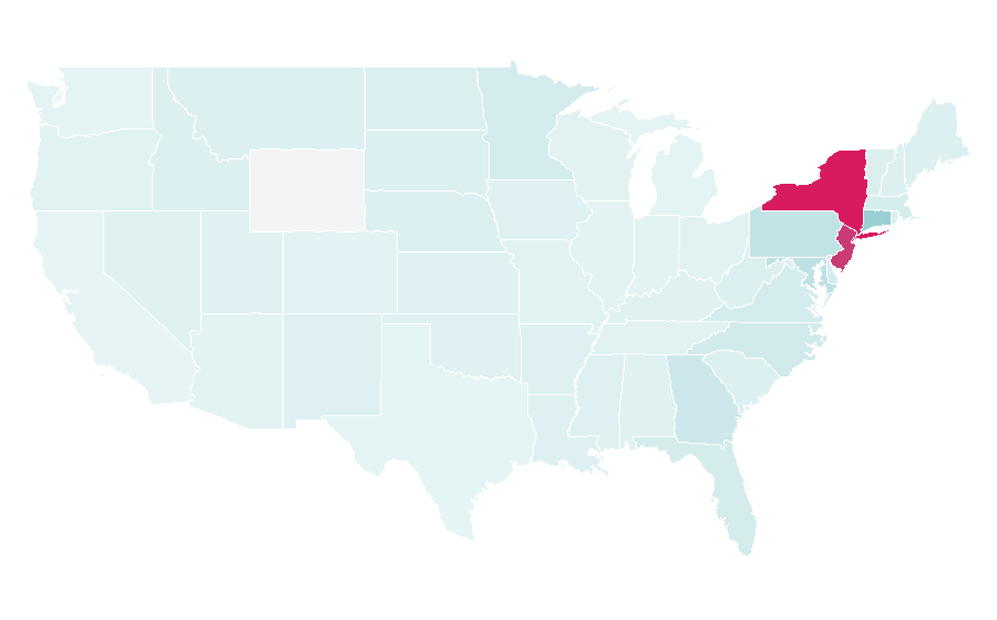 Affinity by region — hot 97, United States