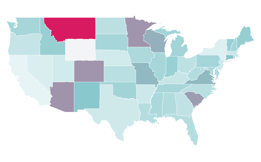 Affinity by region — Hot Air (news site), United States