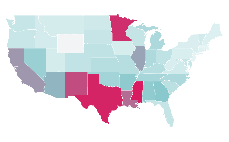 Affinity by region — Hot Chip, United States