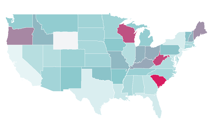 Affinity by region — Hotel Hell, United States