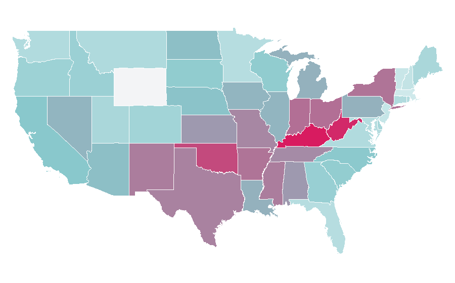 Affinity by region — House of Wax (2005 film), United States