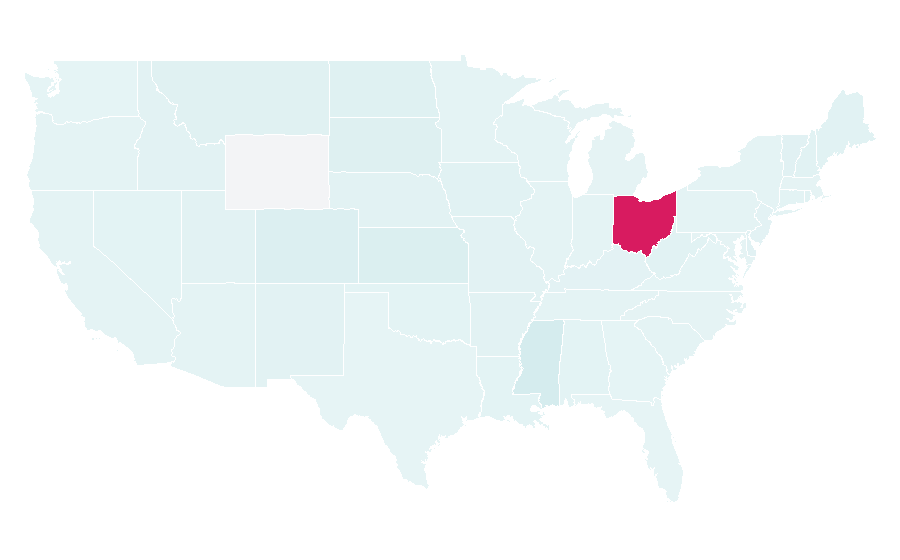 Affinity by region — House painter and decorator, United States