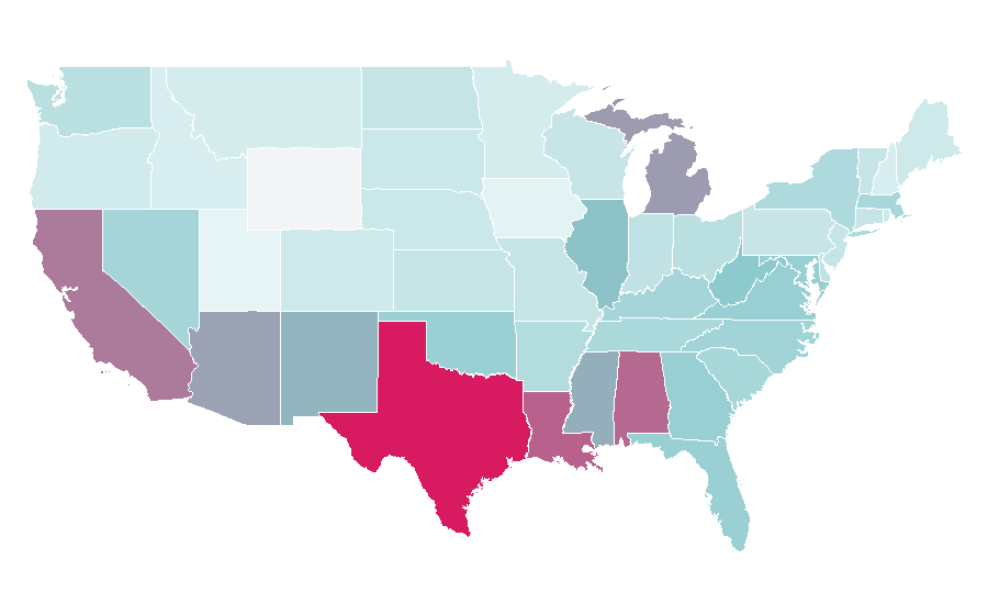 Affinity by region — Housewarming party, United States