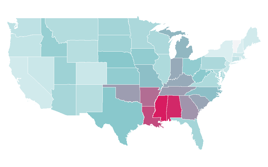 Affinity by region — Hoverboard, United States