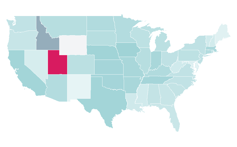 Affinity by region — How to Lose a Guy in 10 Days, United States