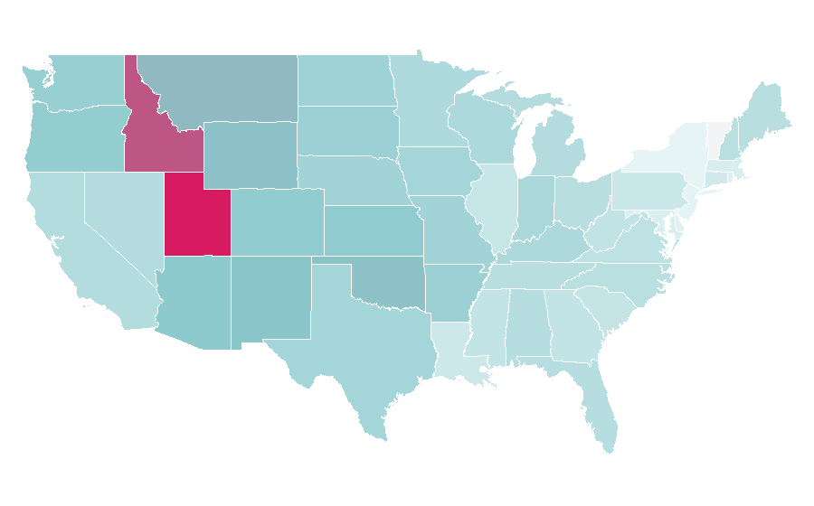 Affinity by region — How to Train Your Dragon, United States