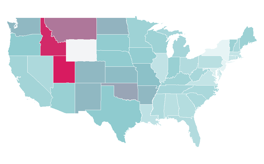 Affinity by region — How to Train Your Dragon (franchise), United States