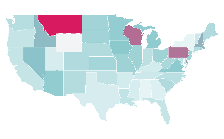 Affinity by region — Howie Long, United States