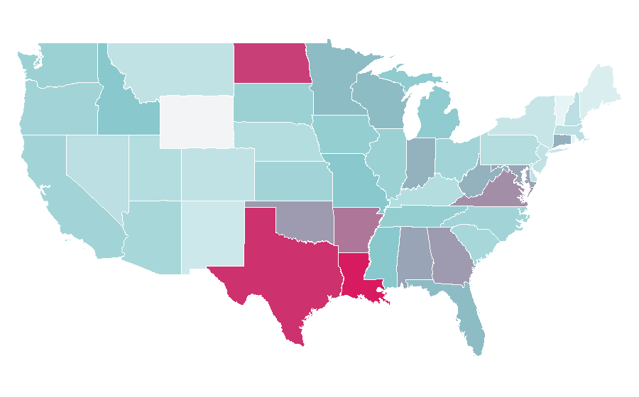 Affinity by region — HP Envy, United States