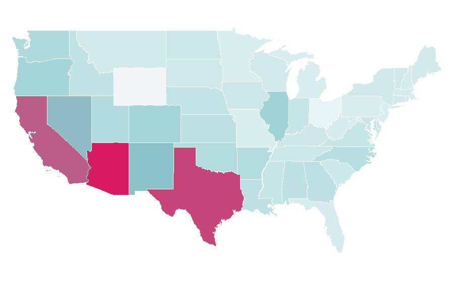Affinity by region — Hpnotiq, United States