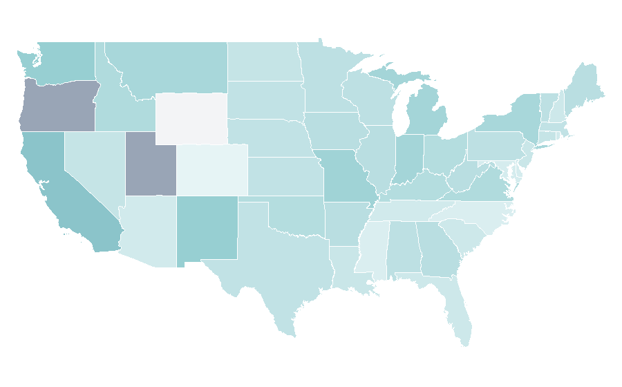 Affinity by region — HRS, United States