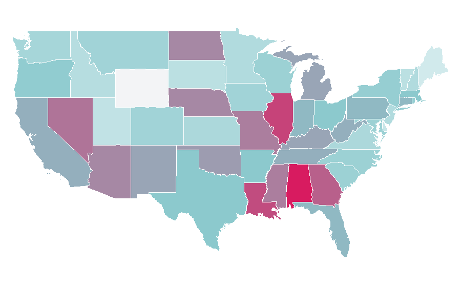 Affinity by region — Hugh Hefner, United States