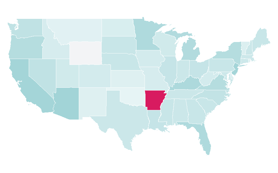 Affinity by region — Hum (band), United States