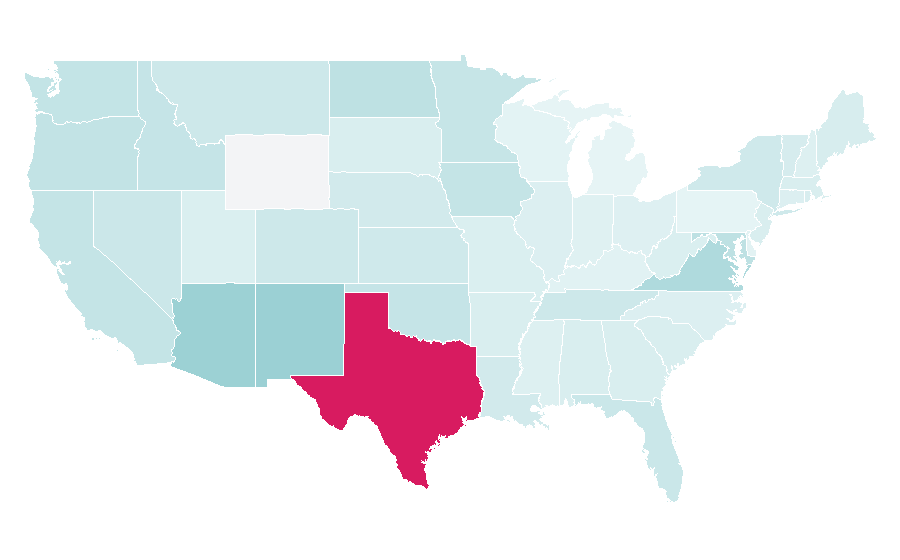 Affinity by region — Humane Society International, United States