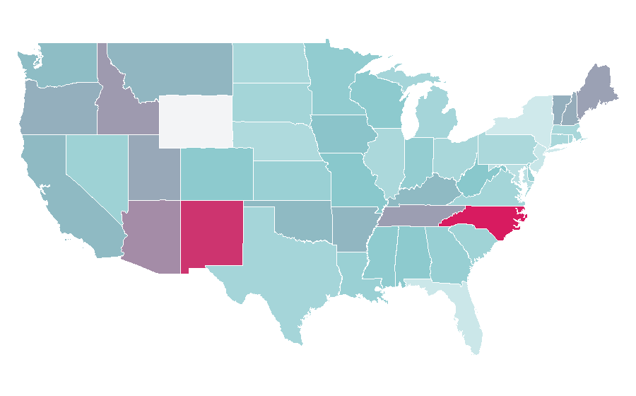 Affinity by region — Hummingbird, United States