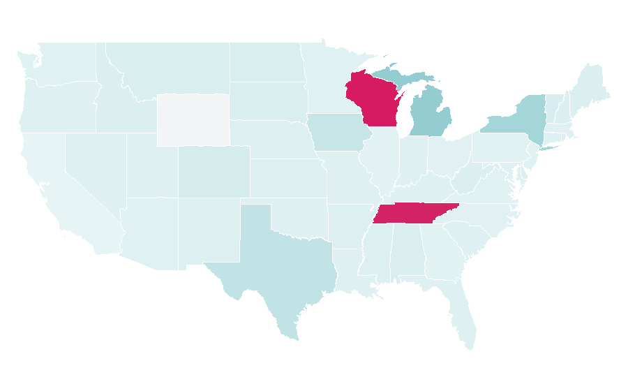Affinity by region — Hungryhouse, United States