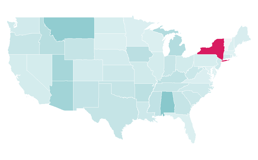 Affinity by region — Hush, United States