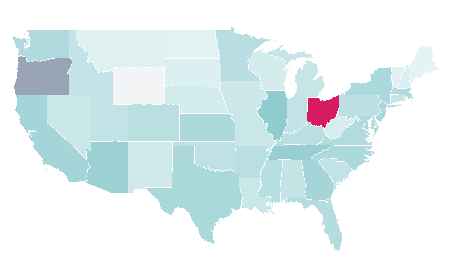 Affinité par région — HVAC, États-Unis