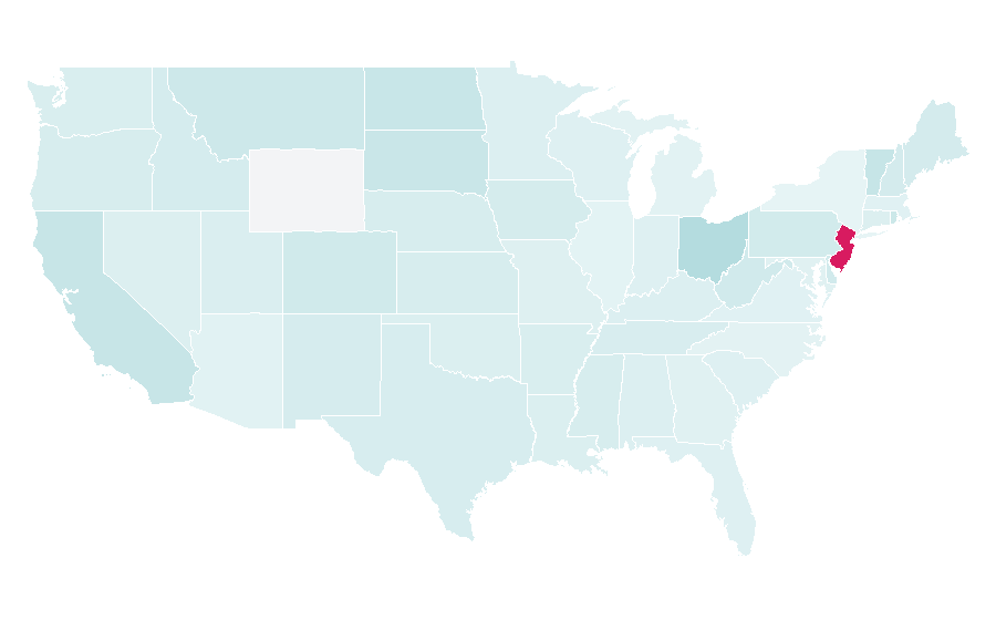 Affinity by region — Hydraulic engineering, United States