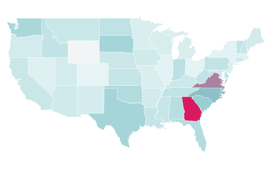 Affinity by region — Hydroelectricity, United States