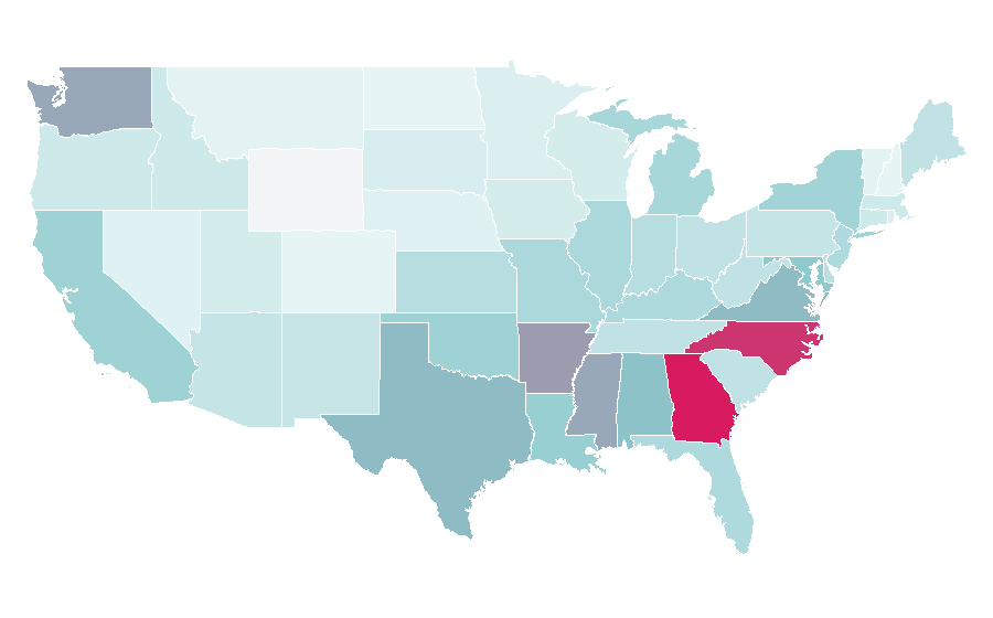 Affinity by region — I AM, United States