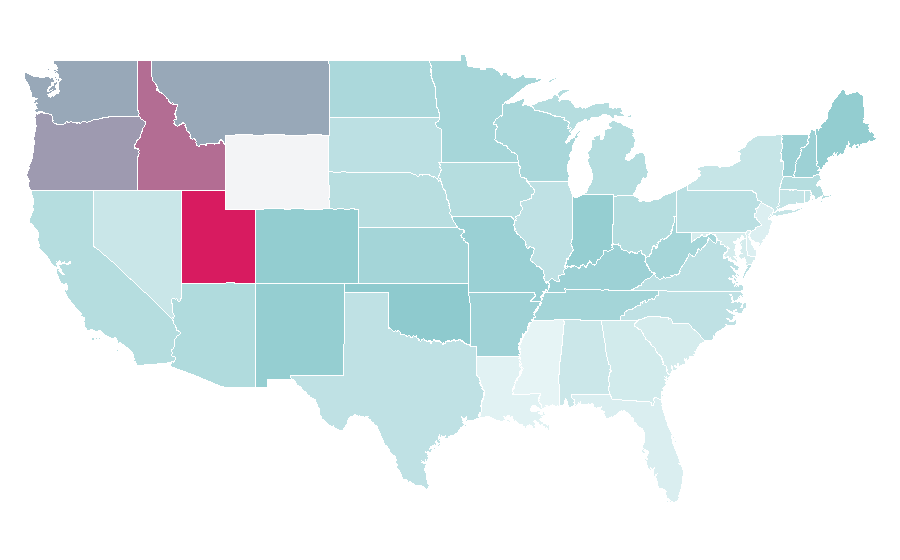 Affinity by region — Ian McKellen, United States