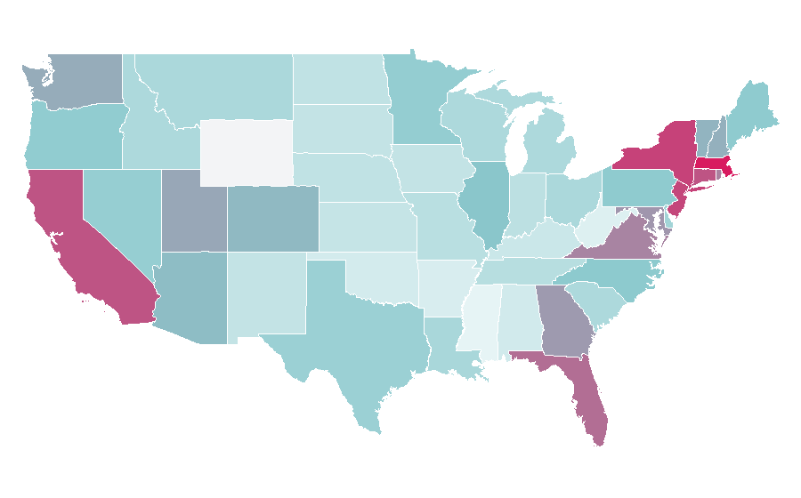 Affinity by region — Ibiza, United States