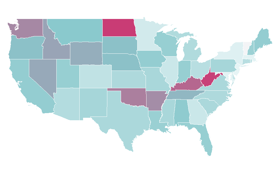 Affinity by region — iBuyPower, United States