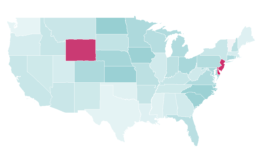 Affinity by region — Ice cream parlor, United States