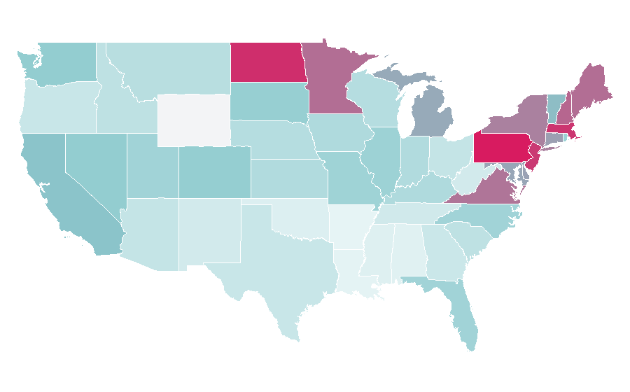 Affinität nach Region — Ice hockey, USA