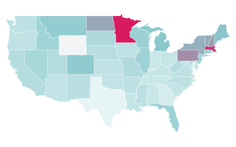 Affinity by region — Ice Hockey World Championships, United States