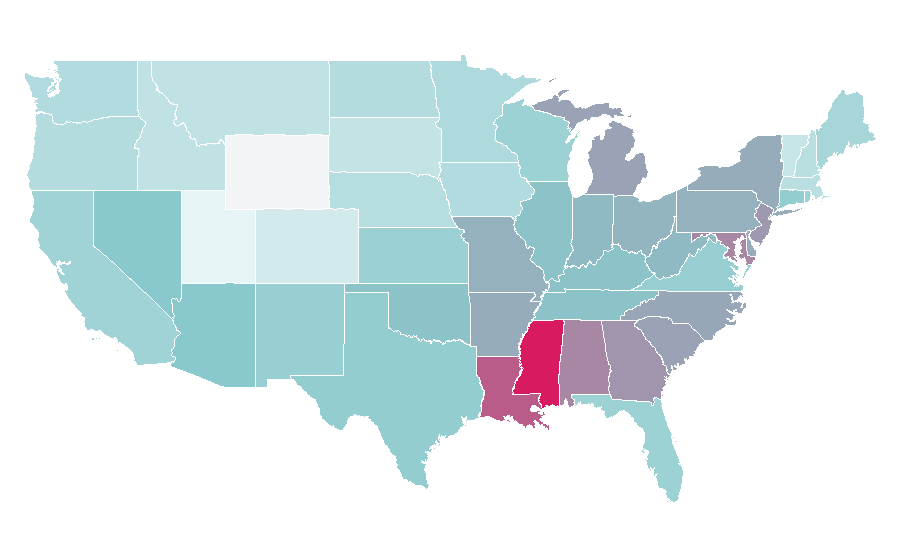 Affinity by region — Ice-T, United States