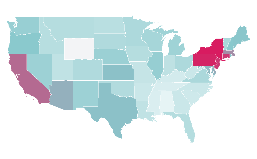 Affinity by region — Iced tea, United States