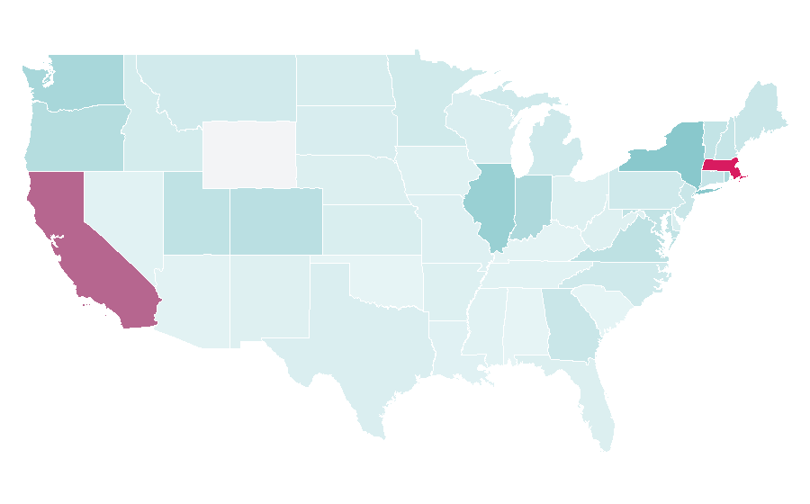 Affinity by region — IDEO, United States
