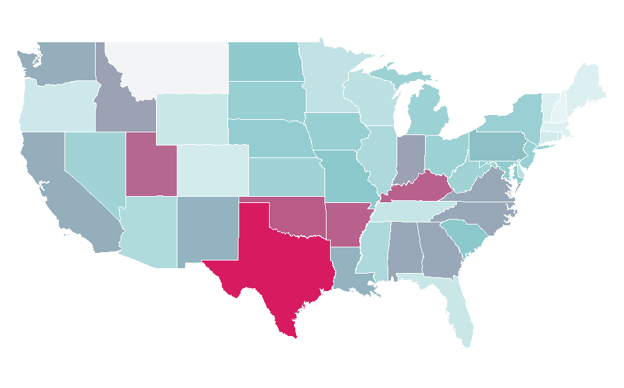 Affinity by region — IDK, United States