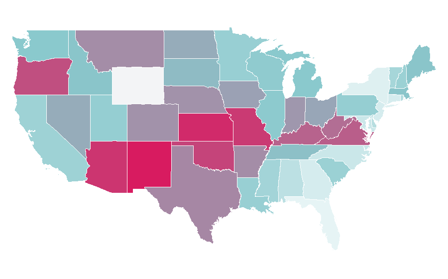 Affinity by region — Idle Hands, United States