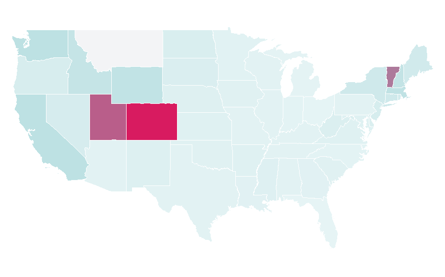 Affinity by region — ikon, United States