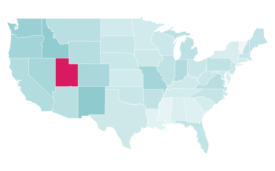 Affinity by region — Imagine Dragons, United States