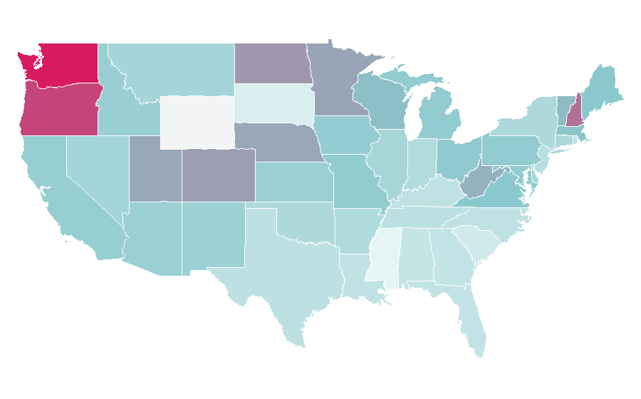 Affinity by region — Imgur, United States