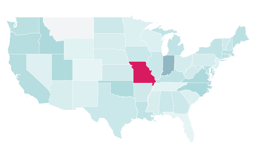 Affinity by region — Imp, United States