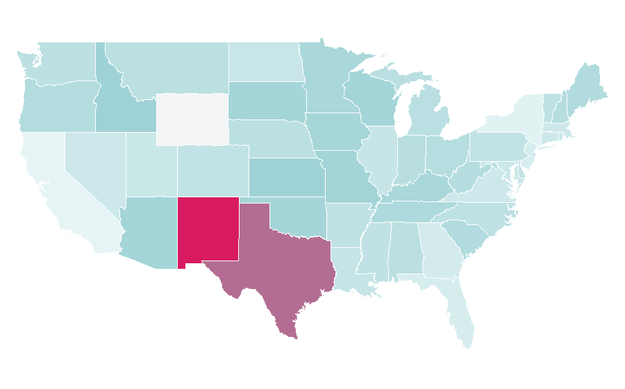 Affinity by region — In Plain Sight, United States
