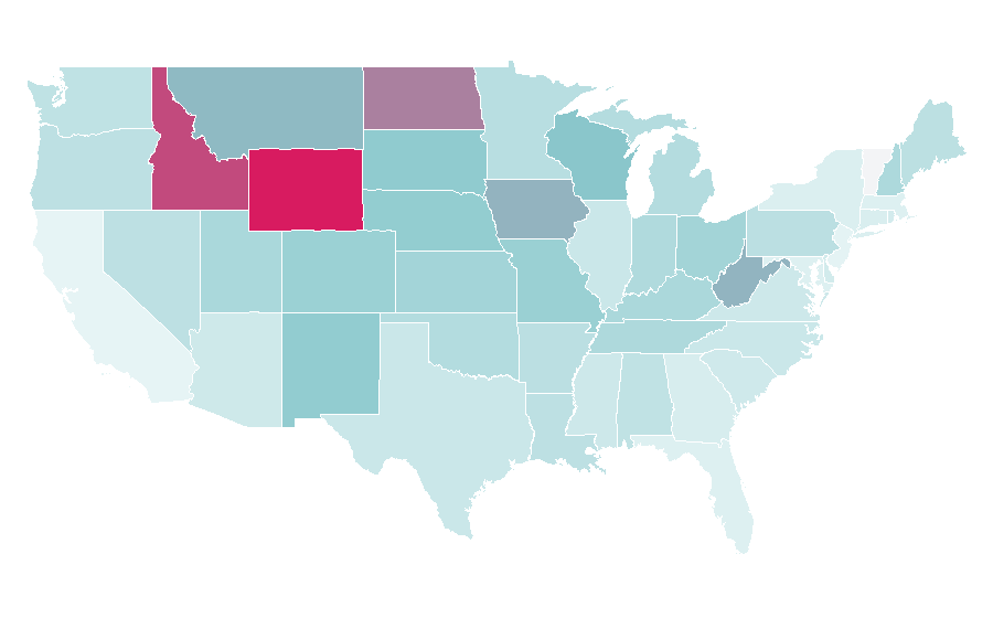 Affinity by region — In This Moment, United States
