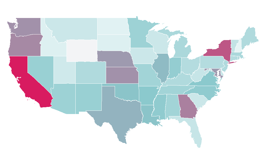 Affinity by region — Incense, United States