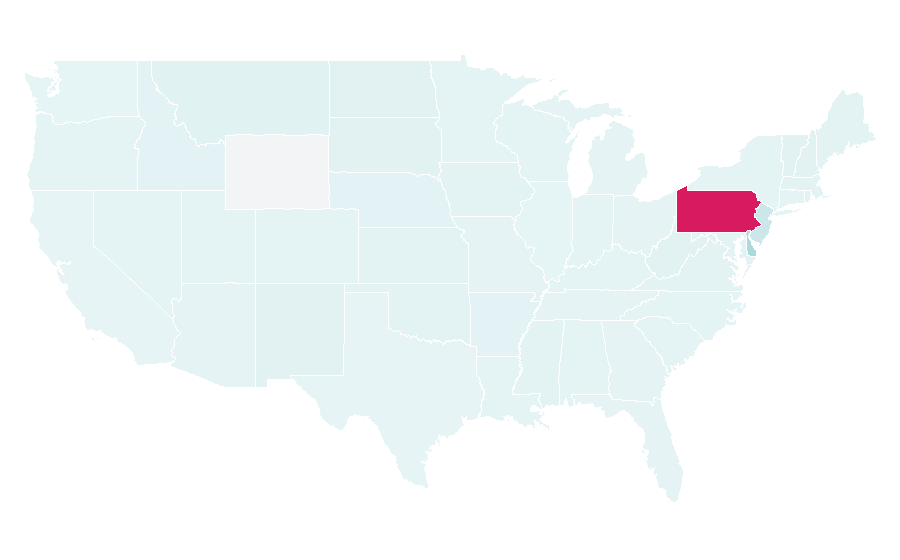 Affinity by region — Independence Blue Cross, United States