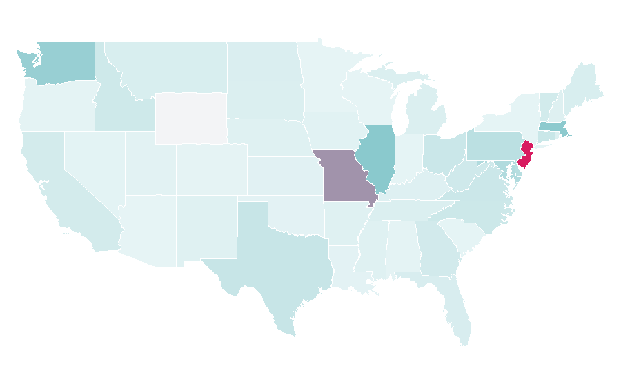 Affinity by region — India TV, United States